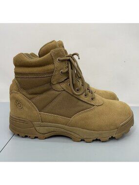 Original S.W.A.T. Classic 6" Tactical Combat Boots Suede Coyote Brown Men 9.5W